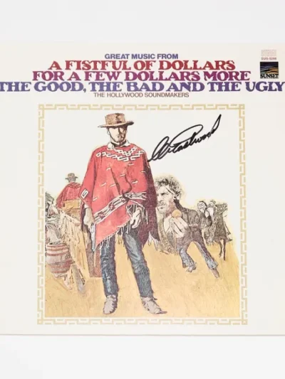 "Clint Eastwood" Signed Movie Music Album