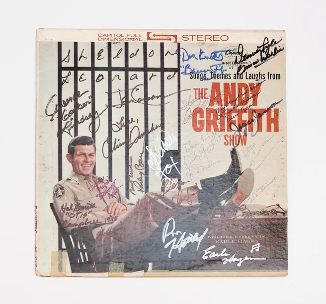 "The Andy Griffith Show" Entire Cast Autographed Album